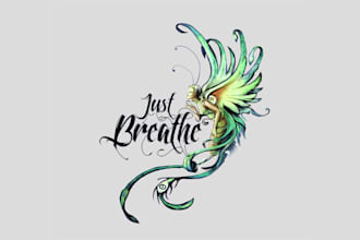 design awesome rib cage tattoo logo