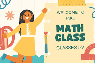 teach maths from grade 1 to 5