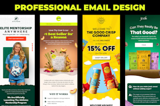 design responsive emails in klaviyo or mailchimp
