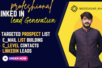 do b2b linkedin lead generation, and targeted email lead list building