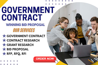 write rfp, rfq proposal, do winning governemtn contract, cargo, grant proposal