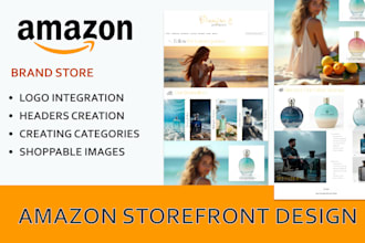 design amazon storefront, create amazon brand store