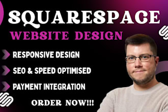 build responsive squarespace website design and redesign squarespace, SEO