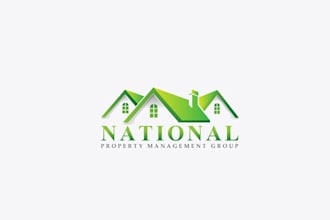 design a modern professional luxury real estate logo
