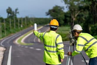 create topographic survey drawings, site grading plan and google earth to survey