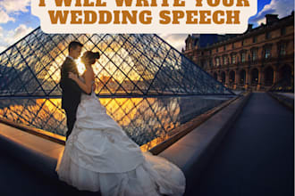 write you custom wedding vows or speeches
