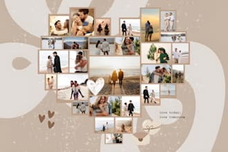 design a custom photo collage in 12 hours