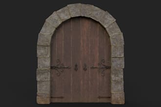 create a 3d game assets and props