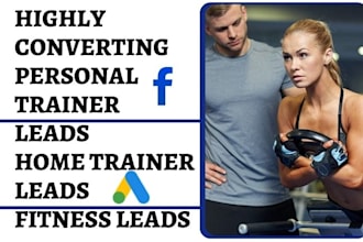generate personal trainer leads home training leads fitness leads yoga leads