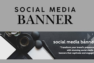 design phenomenal linkedin banner, facebook banner, for you