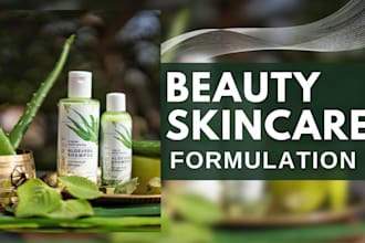 develop natural skincare, cosmetics, makeup, haircare formulation