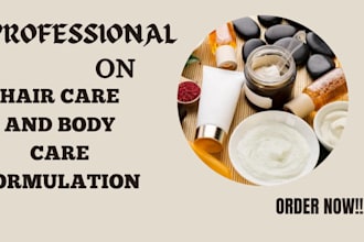 create hair care and body care formulation