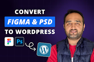 convert figma to wordpress, PSD to wordpress
