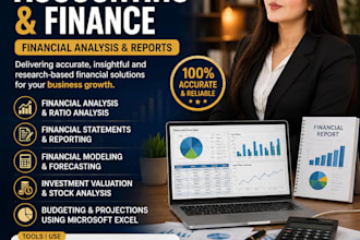 do excel projects, financial reports, and finance project