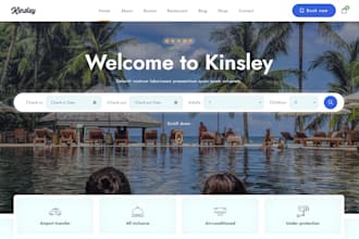create a hotel booking website with online booking system