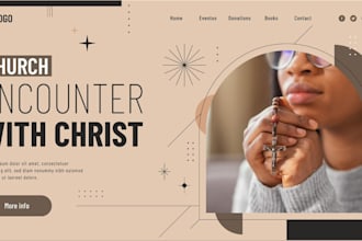 build nonprofit website church website with wordpress