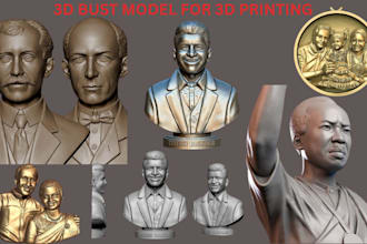 sculpt 3d bust model 3d head 3d helmet 3d mask 3d face model 3d printing