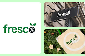 design a logo and brand kit for your business or company