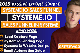 clone, do sales funnel in systeme io, systeme io sales funnel, landing page
