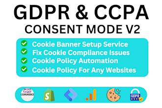 setup cookie consent mode v2,gdpr,ccpa compliance,gtm