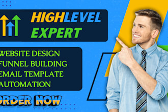 design gohighlevel landing page website sales ghl funnel forms