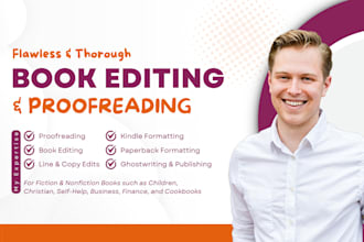 edit, proofread, developmental book editor fiction nonfiction christian novel