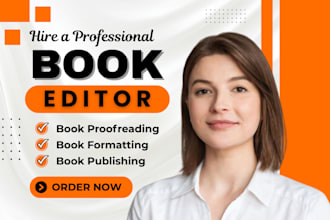 proofread book formatting developmental book editor nonfiction, memoir copy edit