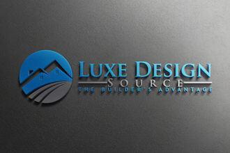 design home renovation, remodeling, roofing logo
