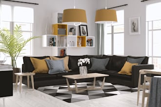 sketchup 3d interior design, luxurious living room rendering,bedroom,3d kitchen