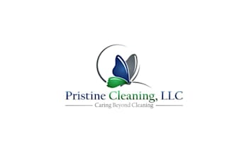 make high resolution pristine cleaning logo