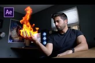 do vfx fire stimulation rotoscoping fire effect thunder effect smoke effect wind