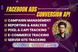 do facebook ads with conversion API, pixel, ga4, and ecommerce tracking