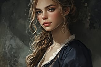 draw sensational character and portrait