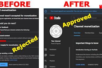 fix reused content, adsense issues,  youtube monetization and copyright issues