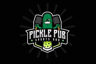 make unique minimal new bar or pubs logo