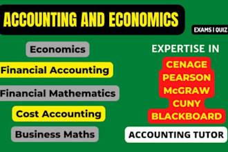 accounting and finance, economics
