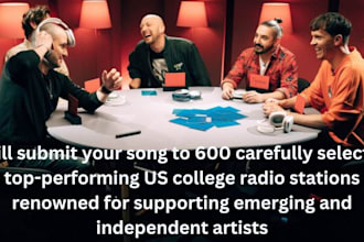 submit your song to 600 top US college radio stations for great exposure