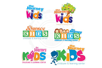 make a professional daycare, childcare, babyshop, school and kids logo