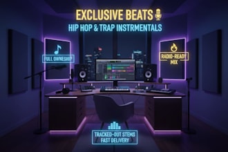 produce custom hip hop or trap beats