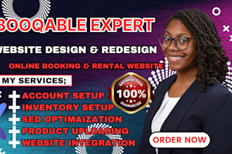 build booqable rental website online booking website design integration SEO