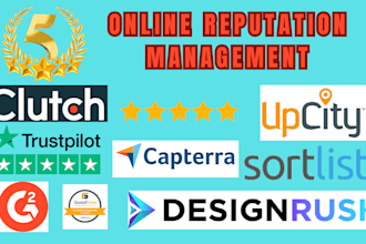 do clutch top developer goodfirm upcity management to increase online reputation