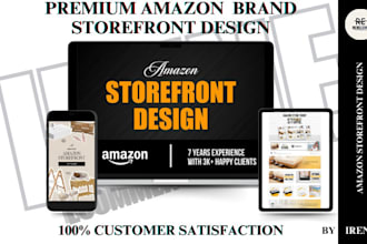 design stunning amazon brand store amazon storefront design