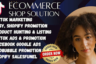 etsy promotion shopify marketing shopify tiktok ads etsy seo redbubble promotion