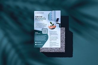 design a corporate flyer for your business