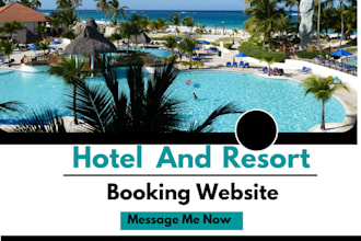 design a responsive airbnb website villa, resort booking, hotel booking website
