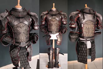 do cosplay creation full wearable armor 3d model costume design for 3d printing