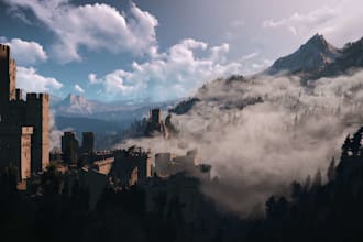 create stunning 3d open world, survival game im unreal engine 5