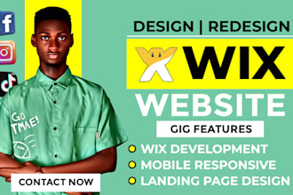 build wix website, wix website design, redesign wix website design wix website