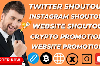 shoutout promote share your website link to 130m twitter ig yt tiktok audience