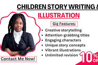do children book ghost writer, children story book writer,children story writing